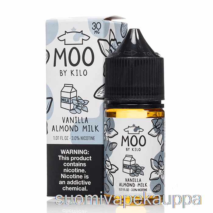 Vape Suomi Vanilja Mantelimaito - Moo Suolat - 30ml 30mg